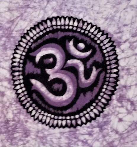 Franela  Batik Símbolo Del Mantra Om - Hecha En India