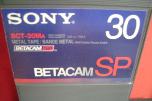 Cassettes Betacam  Sony 30 Usados Una Sola Pasada Excelentes