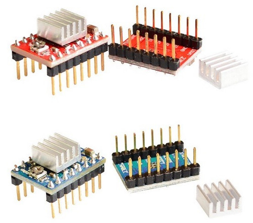 Imagen 2 de 3 de Driver Para Motor A Pasos A4988 Pololu Reprap