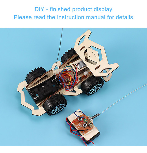 Juguetes U Diy Rc Car Kids Assembly Building Vehicle Toys R