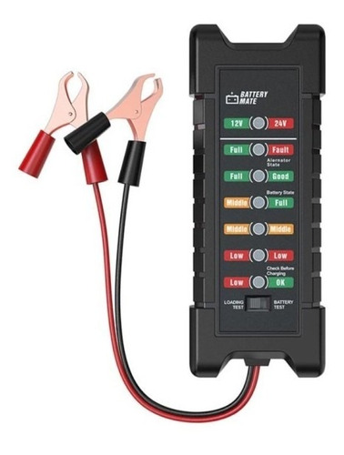 Analisador Bateria Automotivo Digital 6 A 24v Profissional