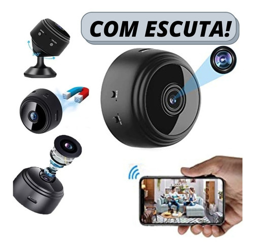 Mini Micro Camera Ip Espiã Wifi Full Hd Segurança A9