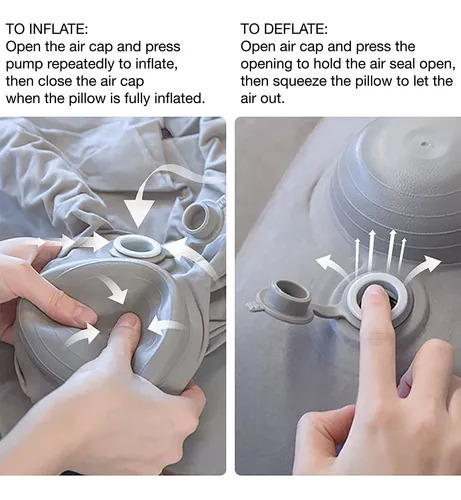 Reposapiés Inflable, Almohada Para Viajar En Avión.