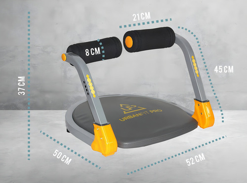 Sistema Fitness Tonifica Abdominales Resistencia Maquina Par Color Amarillo