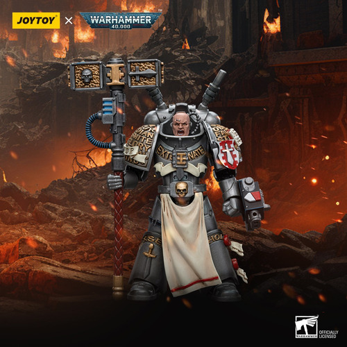 Figura Warhammer 40k Joytoy Interceptor Squad Justicar 1/18