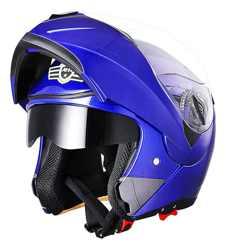 Casco Modular De Doble Visera, Casco Integral Abatible ...