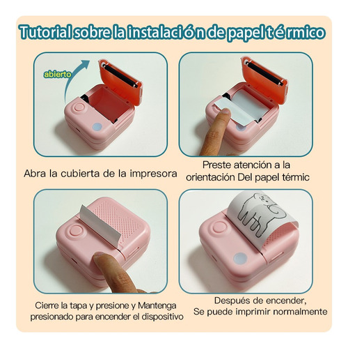 Mini Impresora Fotográfica 3d Portátil Térmica Dolewa Rtc3 C