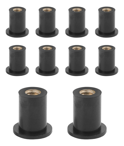 Tuercas De Goma Métricas M5 Para Motocicleta
