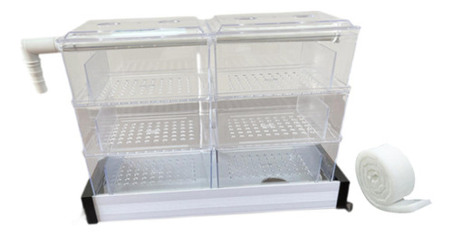 Caja De Desbordamiento Para Acuario De 3 Capas 6 Cajas