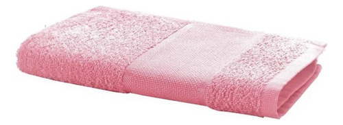 Kit 10 Toalhas De Lavabo Felpuda P Bordar Liso Torino Dohler Cor Rosa