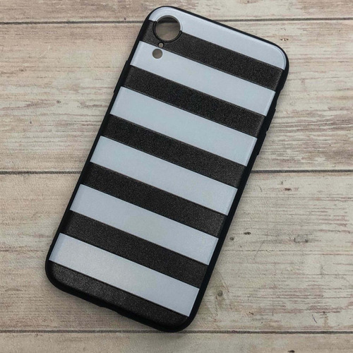 Funda Protector Tpu Para Celular iPhone XR Estampado Rayas