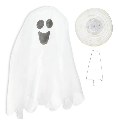 Led Light Up Friendly Ghost Halloween Trick Or Treat Pa...