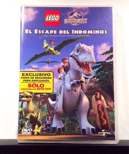 Jurassic Park Lego El Escape De Indominus (dvd) Nuevo Origin