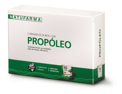 Suplemento Dietario X 10 Uni. Caramelos De Propoli Natufarm