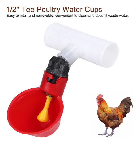 Bebedero Automático De Vasos De Agua De Pollo De 10 Piezas,
