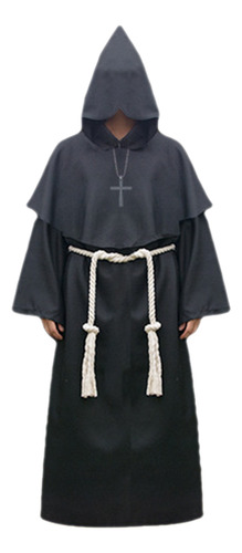 Disfraz Sacerdote Capucha Halloween Unisex