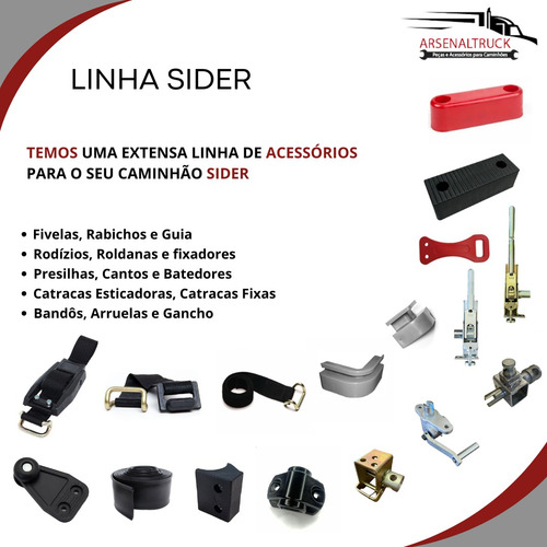 Catraca Tensionadora Da Lona Sider Mod. Facchini Dupla Esquerdo