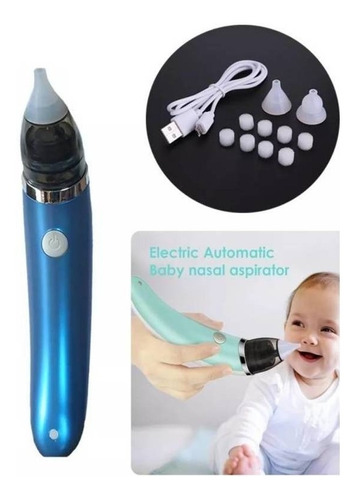 Aspirador Nasal Eléctrico Bebés Y Niños Limpiador Automático