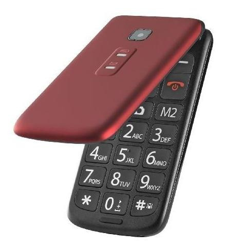 Celular Flip Vita Dual Chip Vermelho P9021