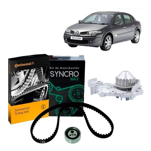 Kit Distribucion + Bomba Para Renault Megane 1.6 K7m 98-01