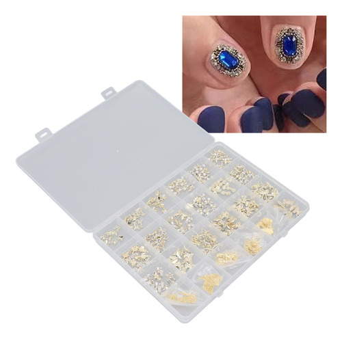 Kit De Diamantes De Imitación Para Uñas, Brillo Duradero, Re
