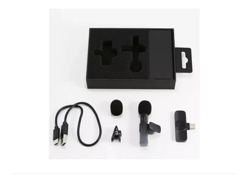 Imagen 3 de 5 de Microfono Solapa Inalambrico Wifi Con Receptor Usb Tipo C