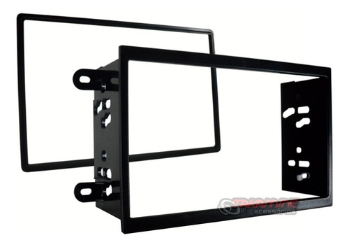 Imagem 2 de 3 de Moldura 2 Din Para Instalar Multimidia, Mp5, Dvd Para Onix