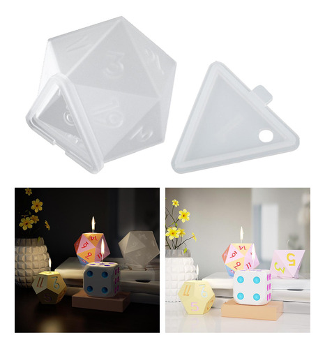 Kit De Fabricação De Dados De 9,9 Cm X 8,6 Cm X 8 Cm