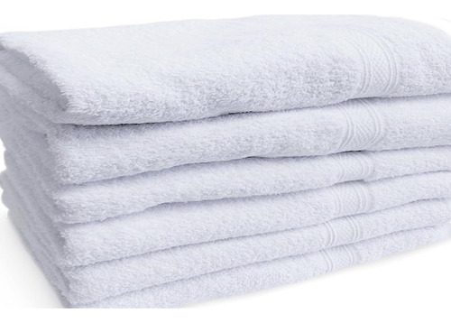 Towels N More 6 Piezas Nuevas Toallas De Gimnasio 20x40 Blan