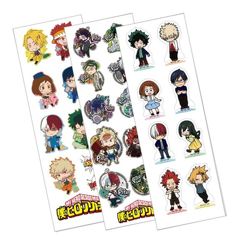 Plancha De Stickers De Anime My Hero Academia