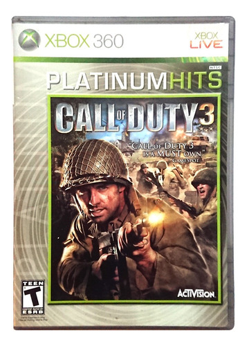 Call Of Duty 3 Xbox 360 (Usado)