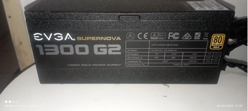 Fuente Evga Supernova 1300 G2 80plus Gold