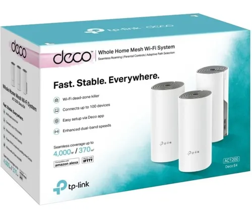 Access Point Tp-link Deco E4 Pack X 3 Unidades Extensor Wifi