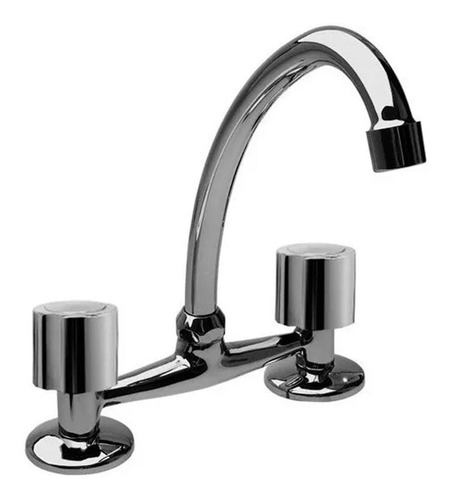 Griferia Cocina Mesada 103911 Viva Plus Hydros Metalica P