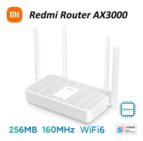 Enrutador Dualbanda Xiaomi 4 Pro Gigabit 2.4/5.0ghz 3000mbps
