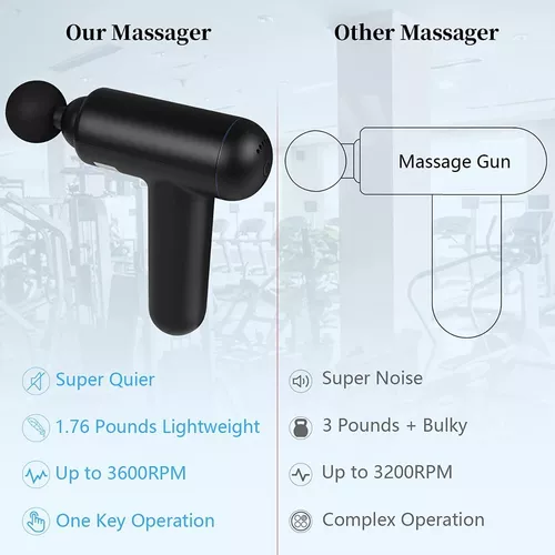 Pistola de masaje máquina de masaje de tejido profundo