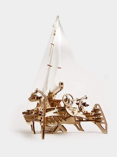 Ugears Rompecabezas 3d Para Adultos Trimarán Merihobus - Mod