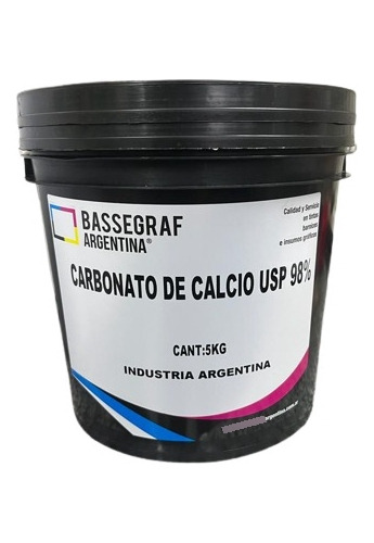 Carbonato De Calcio Usp 98% X 5 Kgs