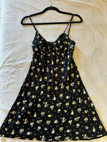 Vestido Negro Forever 21 Talle S