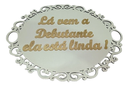 Placa Aniversario 15 Anos Mdf - 31x40