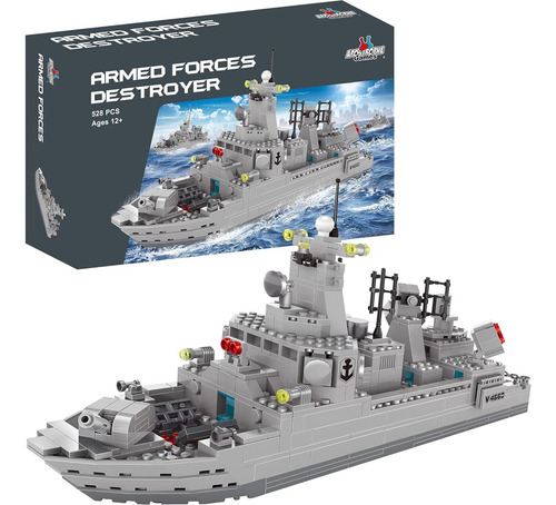 Apostrophe Games Juego De Bloques De Construcción Navy Destr