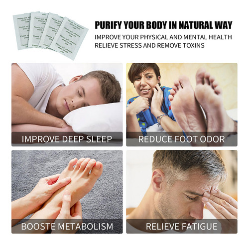 New 10pcs Detoxifying Foot Pads Deep Cleansing Weight Loss