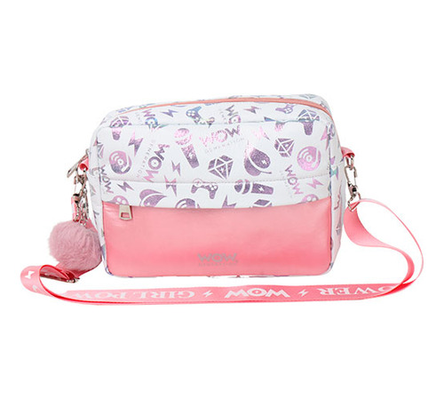 Bolso Estampado Ajustable Wow - Mosca