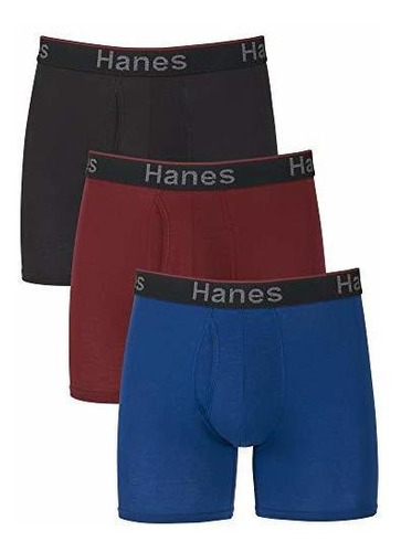 Set De 3 Boxer Talla Medium Para Hombre Con Support Pouch