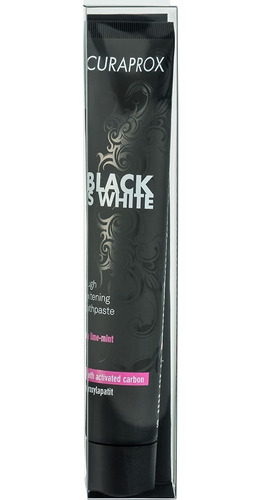 Creme Dental Black Is White Curaprox 90ml