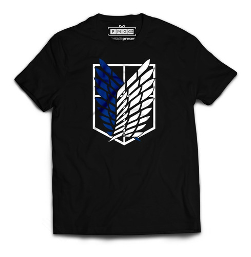 Imagem 1 de 1 de Camiseta Camisa Tropa De Reconhecimento Shingeki No Kyojin