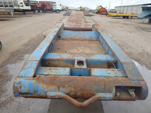 Remolque Plataforma Lowboy Trailer Camion Brown Folio 9140