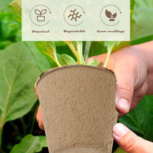Macetas De Papel Para Jardín, Invernadero, Plantación De Flo