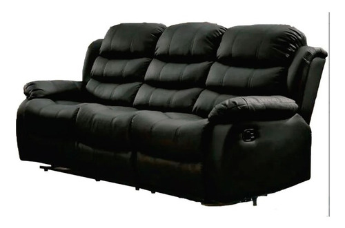 Sillon 3 Cuerpos Sofa Reclinable En Pu Living