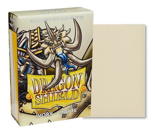 Protectores Dragon Shield Japanese Matte Color Diseño Ivory